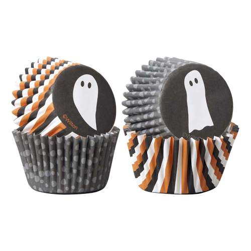 Ghosts Mini Cupcake Papers